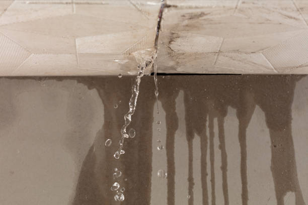 Professional Burst Pipe Cleanup technician working in Carlton, PA